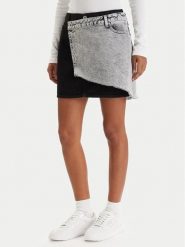 Karl Lagerfeld Jeans Spódnica jeansowa B1W12015 Szary Regular Fit. Szare spódnice damskie Karl Lagerfeld Jeans, s, bez wzorów, z bawełny. Za 569.99 zł.