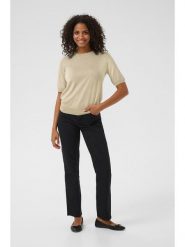 Kaffe Sweter w kolorze beżowym rozmiar: XS. Brązowe swetry klasyczne damskie Kaffe, xs, bez kołnierzyka. Za 61.17 zł.