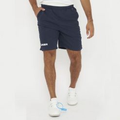 Krótkie Spodnie Legea Bermuda Olimpia 0004 Dorosłych. Niebieskie spodnie sportowe damskie LEGEA, s, bez wzorów, z materiału. Za 68.00 zł.