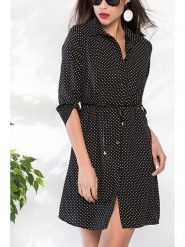 Milan Kiss Sukienka w kolorze biało-czarnym rozmiar: L. Białe sukienki damskie Milan Kiss, bez wzorów, ze skóry, bez ramiączek. Za 118.01 zł.