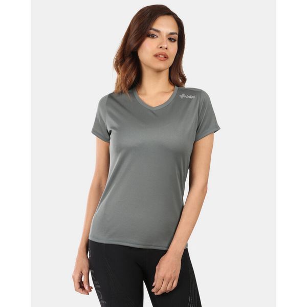 Damska koszulka funkcjonalna Kilpi DIMA-W. Zielone koszulki damskie Kilpi, bez wzorów, bez kołnierzyka, bez ramiączek. Za 101.89 zł.