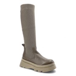 Szare Kozaki Artiker Damskie Wygodne Modne Buty. Szare kozaki damskie Artiker, ze skóry, bez obcasa, na obcasie, bez zapięcia. Za 399.00 zł.