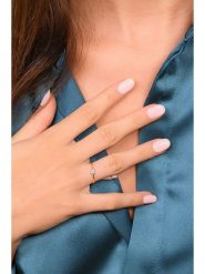 DIAMANTA Złoty pierścionek "Amoureuse" z diamentami rozmiar: 56. Żółte pierścionki damskie DIAMANTA, z diamentem, złote. Za 2,101.99 zł.