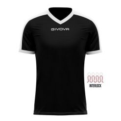 Koszulka piłkarska dla dorosłych Givova Revolution Interlock. Białe bluzki damskie Givova, xs, bez wzorów, sportowe, bez kołnierzyka, bez ramiączek. Za 32.49 zł.