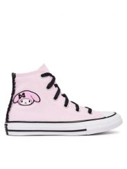 Converse Trampki Chuck Taylor All Star Hi X My Melody Kuromi A21838C Różowy jasny. Czerwone trampki dziewczęce Converse, bez wzorów, z materiału, bez zapięcia. Za 279.99 zł.
