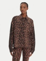 Adidas Kurtka przejściowa Seasonal Essentials Leopard Print JZ0297 Brązowy Loose Fit. Brązowe kurtki damskie Adidas, s, bez wzorów, z syntetyku, bez kaptura. Za 259.99 zł.