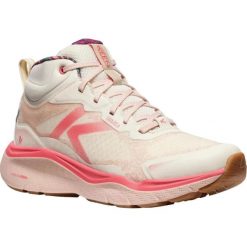 KEEN Leiki Mid WP damskie buty trekkingowe wodoodporne Birch/Cameo Rose. Białe obuwie trekkingowe damskie Keen, bez zapięcia. Za 518.99 zł.