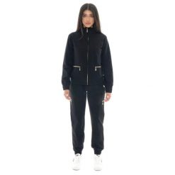 Kombinezon zimowy Damen, Stehkragen, Reißverschluss Leone 1947 Cargohose. Czarne kombinezony damskie LEONE 1947 APPAREL, na zimę, bez wzorów, z bawełny, sportowe, bez kołnierzyka, bez ramiączek. W wyprzedaży za 265.23 zł.