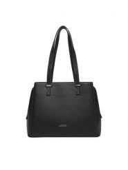 Lasocki Torebka CEO-LSK-L-012-09 Czarny. Czarne kuferki damskie Lasocki, bez wzorów, z materiału, bez dodatków. Za 199.99 zł.