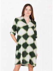 KEY LARGO Sukienka w kolorze kremowo-zielonym rozmiar: XL. Brązowe sukienki damskie KEY LARGO, bez wzorów, z wiskozy, bez ramiączek. Za 104.64 zł.