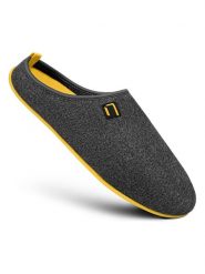 Nanga shoes Kapcie w kolorze szaro-żółtym rozmiar: 45. Szare kapcie damskie Nanga shoes, z materiału. Za 123.45 zł.