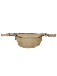 HIDE & STITCHES Skórzana saszetka w kolorze beżowym - 22,5 x 14 x 5,5 cm rozmiar: onesize. Brązowe nerki i saszetki damskie HIDE & STITCHES, bez wzorów, z materiału. Za 117.99 zł.