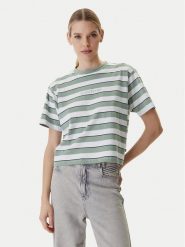 Guess Jeans T-Shirt W6RI19 K8HM0 Kolorowy Regular Fit. T-shirty damskie Guess Jeans, s, z aplikacjami, z bawełny, bez kołnierzyka. Za 199.99 zł.