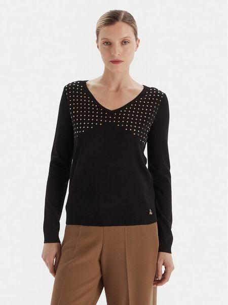 Artigli Sweter ACMA002723 Czarny Regular Fit. Czarne swetry klasyczne damskie Artigli, xl, z syntetyku, bez kołnierzyka. Za 139.99 zł.