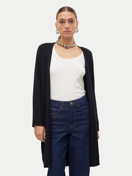 Vero Moda Kardigan Vmsaba 10309316 Czarny Regular Fit. Czarne kardigany damskie Vero Moda, s, bez wzorów, z wiskozy. Za 259.99 zł.
