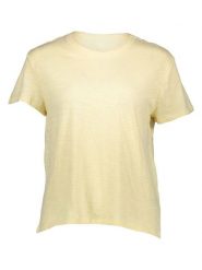 GAP Koszulka "Foreversoft" w kolorze żółtym rozmiar: XL. Żółte bluzki damskie GAP, xl, bez wzorów, z bawełny, bez kołnierzyka, bez ramiączek. Za 51.95 zł.