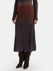 Fracomina Spódnica midi FS25WG4002K558Q7 Niebieski Regular Fit. Niebieskie spódnice damskie Fracomina, l, bez wzorów, z syntetyku, midi. Za 599.99 zł.