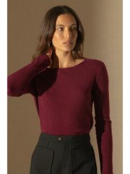 Perfect Cashmere Kaszmirowy sweter "Oprah" w kolorze bordowym rozmiar: XXL. Czerwone swetry klasyczne damskie Perfect Cashmere, xxl, z kaszmiru, bez kołnierzyka. Za 241.56 zł.