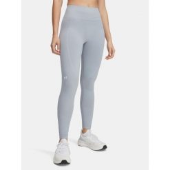 Legginsy Damskie Under Armour Sportowe Treningowe. Niebieskie legginsy damskie Under Armour, na fitness i siłownię. Za 299.99 zł.