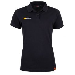 Damska koszulka polo Grays Hockey Tangent. Czarne koszulki damskie GRAYS, bez wzorów, bez kołnierzyka, bez ramiączek. Za 213.00 zł.