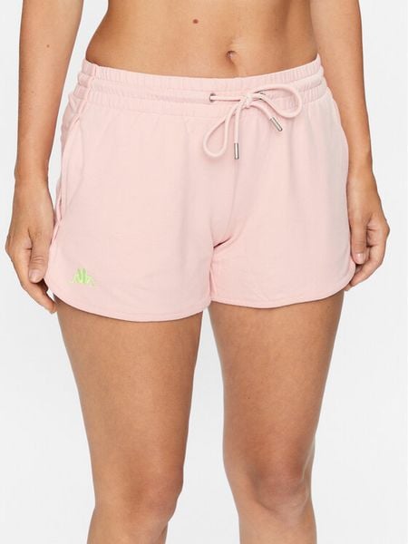Kappa Szorty sportowe 313037 Koralowy Regular Fit. Pomarańczowe spodenki sportowe damskie Kappa, xs, bez wzorów, z bawełny. Za 69.99 zł.