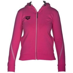 Bluza damska Arena Team Line Hooded Jacket z kapturem. Czerwone bluzy damskie Arena, xs, bez wzorów, z kapturem. Za 67.07 zł.