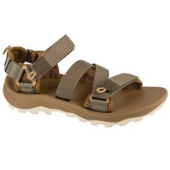 Sandały damskie, Speed Fusion Web Rmx. Niebieskie sandały damskie Merrell, bez wzorów, bez obcasa, bez zapięcia. Za 349.99 zł.