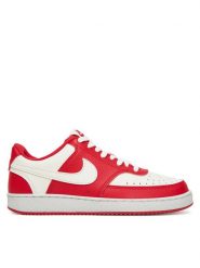 Nike Sneakersy Court Vision Lo Nn DH3158 602 Czerwony. Czerwone obuwie sportowe damskie Nike, ze skóry, bez zapięcia. Za 309.99 zł.