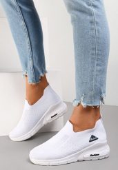 Białe Buty Sportowe Amathane. Białe obuwie sportowe casual damskie Renee. Za 39.99 zł.