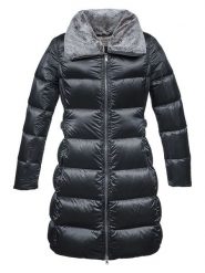 DOLOMITE Parka funkcyjna w kolorze czarno-szarym rozmiar: XL. Czarne parki damskie Dolomite, xl, bez kaptura. Za 462.29 zł.