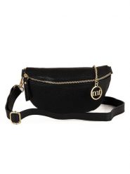 Mia Tomazzi Skórzana saszetka "Perugino" w kolorze czarnym - 23 x 13 x 2 cm rozmiar: onesize. Czarne nerki i saszetki damskie Mia Tomazzi, bez wzorów, z materiału. Za 165.99 zł.