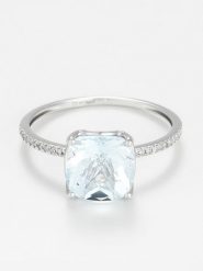 ATELIER DU DIAMANT Złoty pierścionek "Derya" z diamentami rozmiar: 54. Szare pierścionki damskie ATELIER DU DIAMANT, z diamentem, złote. Za 872.33 zł.