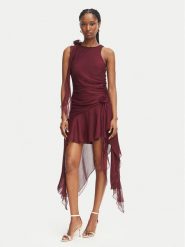 Bardot Sukienka koktajlowa Ivana 59046DB2 Bordowy Regular Fit. Czerwone sukienki damskie Bardot, bez wzorów, wizytowe, bez ramiączek. Za 714.99 zł.