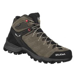 Buty Trekkingowe Damskie Salewa Alp Mate Mid Ptx. Czarne obuwie trekkingowe damskie Salewa, bez zapięcia. Za 665.65 zł.
