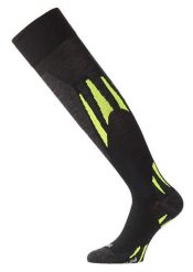 Skarpety narciarskie uniseks Lasting SWW 981 Merino 80%. Czarne skarpetki damskie LASTING, bez wzorów, z dzianiny. Za 129.90 zł.
