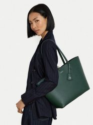 LAUREN RALPH LAUREN Torebka 431795329084 Zielony. Zielone shopper bag Lauren Ralph Lauren, ze skóry, bez dodatków. Za 989.99 zł.