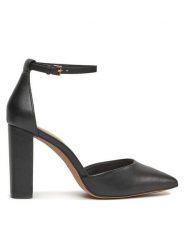 Aldo Czółenka Faith 13711834 Czarny. Czarne czółenka damskie ALDO, bez wzorów, ze skóry, bez obcasa. Za 469.99 zł.