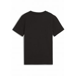 Młodzieżowa koszulka Active Sports z grafiką PUMA Black. Czarna bluzki damskie Puma, m, bez wzorów, z gumy, bez kołnierzyka, bez ramiączek. Za 99.00 zł.