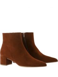 Högl Skórzane botki "Beatrice" w kolorze jasnobrązowym rozmiar: 36. Brązowe botki damskie Högl, eleganckie, bez obcasa, bez zapięcia. Za 369.95 zł.