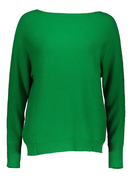 Street One Sweter w kolorze zielonym rozmiar: 38. Zielone swetry klasyczne damskie Street One, bez kołnierzyka. Za 105.38 zł.