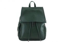Plecak damski BARBERINI'S c. zielony 513-42. Zielone plecaki Barberinis, bez wzorów, ze skóry. Za 359.99 zł.