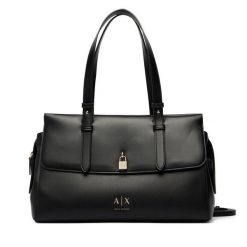 Torebka Armani Exchange. Czarne torebki klasyczne damskie Armani Exchange, bez dodatków. Za 779.99 zł.