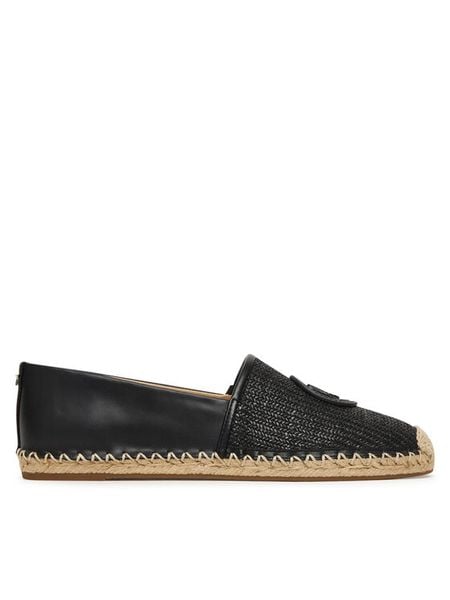 MICHAEL Michael Kors Espadryle Kenzie Espadrille 40S6KZFP2D Czarny. Czarne espadryle damskie MICHAEL Michael Kors, bez wzorów, ze skóry, bez obcasa. Za 378.99 zł.