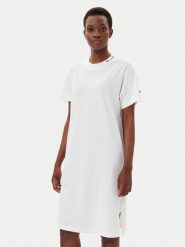 Champion Sukienka codzienna 117782 Biały Loose Fit. Białe sukienki damskie Champion, bez wzorów, z bawełny, bez ramiączek. Za 119.99 zł.