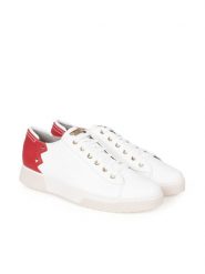 Geox Sneakersy "NAPPA" | D15DAA 00085 C0050 | Kobieta | Biały. Białe obuwie sportowe damskie Geox, z gumy, bez zapięcia. W wyprzedaży za 299.00 zł.