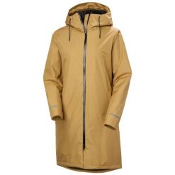 Damska kurtka wodoodporna Helly Hansen Aspire. Brązowe kurtki damskie Helly Hansen, xl, bez wzorów, z materiału, z kapturem. Za 925.00 zł.