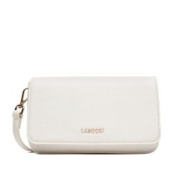 Torebka Lasocki. Białe listonoszki damskie Lasocki, bez wzorów, bez dodatków. Za 129.99 zł.