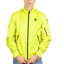 Kurtka BLAUER GIUBBINI CORTI FODERAT Żółty. Żółte kurtki damskie Blauer, l, bez wzorów, z tkaniny, bez kaptura. Za 602.99 zł.