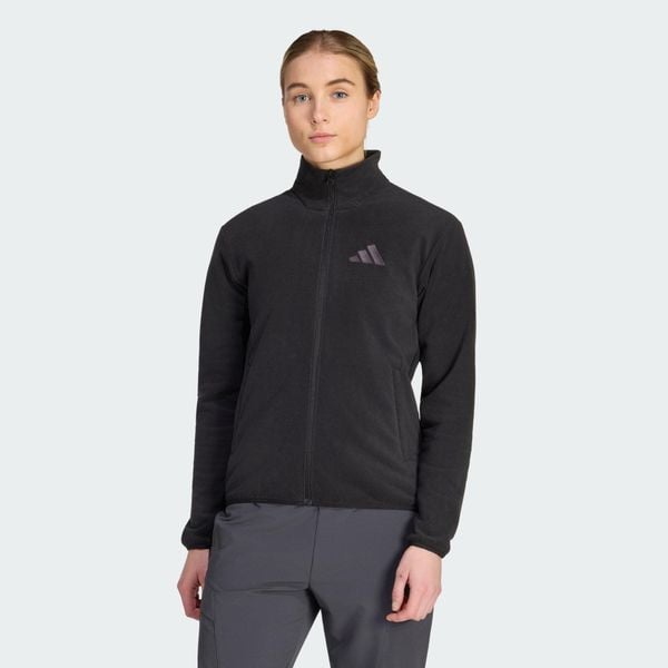 Kurtka Terrex Multi Essentials Full Zip Fleece. Czarne kurtki damskie Adidas, l, bez wzorów, z materiału, bez kaptura. Za 219.00 zł.