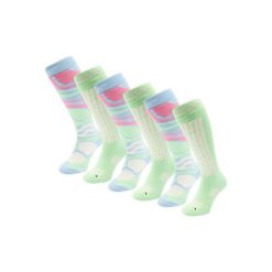 Skarpety narciarskie - Damskie - 6 par - Ice Blue. Niebieskie skarpetki damskie POEDERBAAS, bez wzorów, z wełny. W wyprzedaży za 329.62 zł.